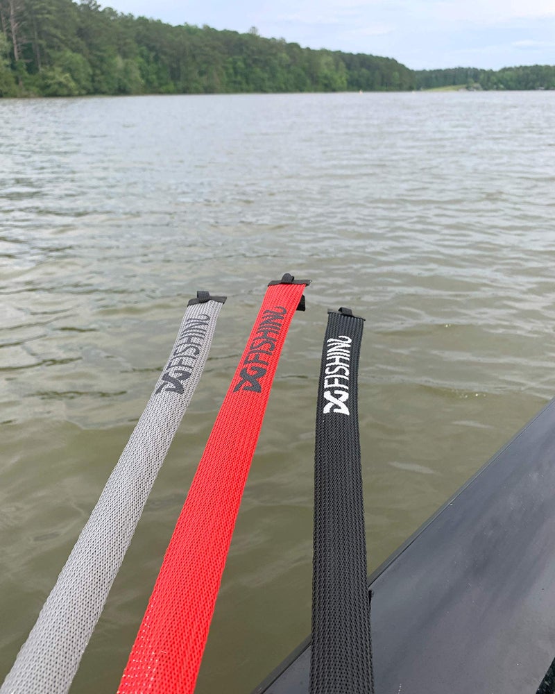 DynoGoods Fishing Rod Sleeve, 3 Pack, 7ft Casting Rod Protector/Rod Sock/Rod Cover (Red) - Image 5